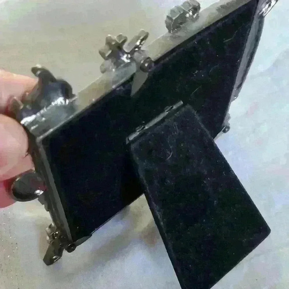 Baby pewter picture frame - Picture 3 of 7